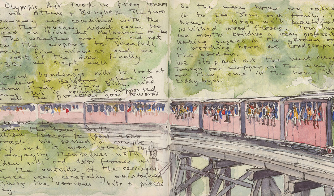 A Journey in Watercolour: The Illustrated Diaries of Brian Pleasants