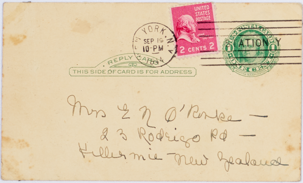 An ephemera digitised by NZMS.